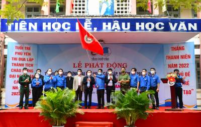 Phú Yên: Phát động thi đua chào mừng Đại hội Đoàn các cấp nhiệm kỳ 2022-2027; Tết trồng cây đời đời nhớ ơn Bác Hồ và Tháng Thanh niên năm 2022