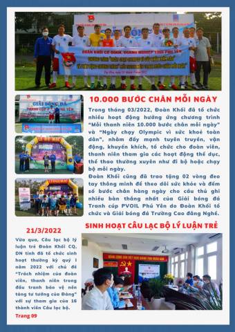 Tổng kết công tác đoàn và phong trào tháng thanh niên 2022