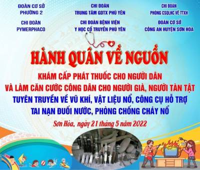 Đoàn thanh niên hoạt động tình nguyện tại xã Phước Tân