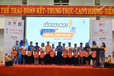Khai mạc Cuộc thi Sáng tạo Robot Phú Yên lần thứ II, năm 2022.
