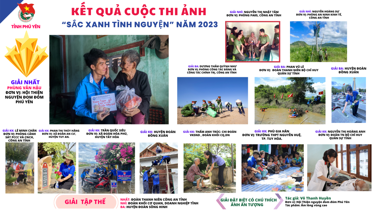 cuoc thi anh sac xanh tinh nguyen cong bo ket qua